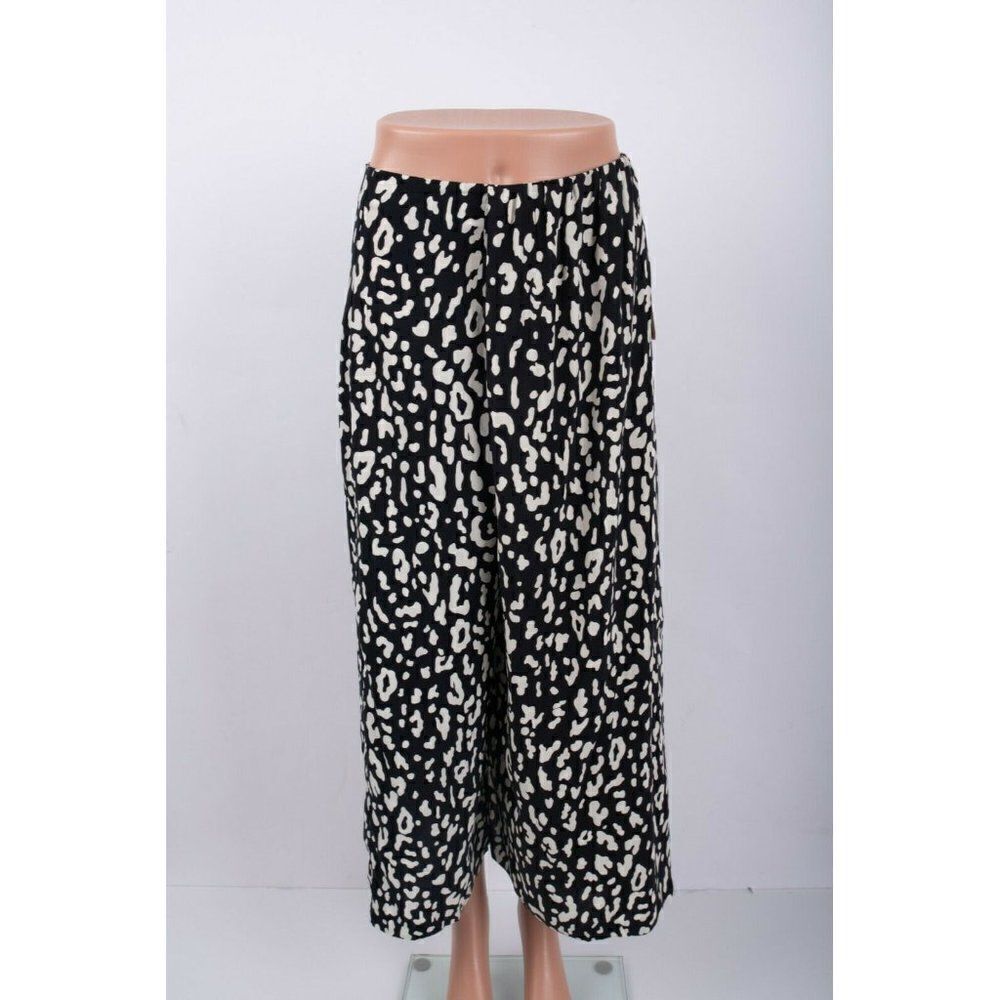 Zara Womens High Waisted Skort Skirt Culottes XS